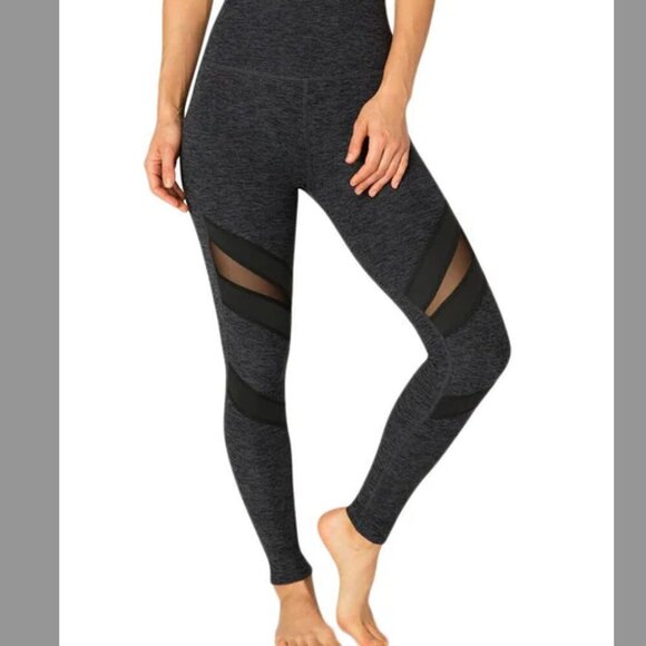 Beyond Yoga Slant Get Enough High Waisted Legging Heather Gray with Tote Bag - Picture 11 of 11